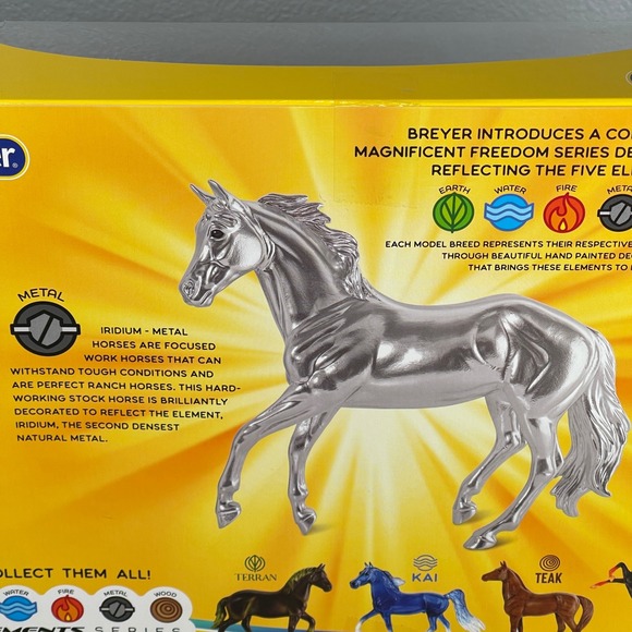 Breyer Collectable Freedom Series: Elements Series Metal/Iridium 1:12 Scale - Picture 3 of 5